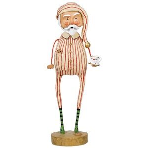 Lori Mitchell ESC Figurine Santa  Claus Christmas - Late Night Snack